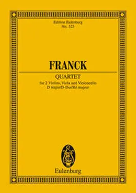 Streichquartett D-Dur | Sonstiges |  Sack Fachmedien