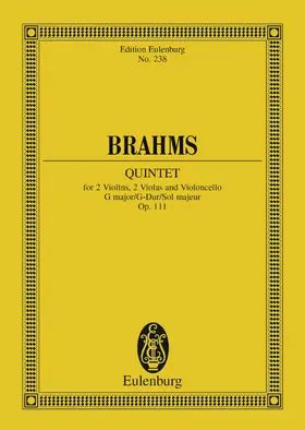 Brahms |  String Quintet G major | eBook | Sack Fachmedien