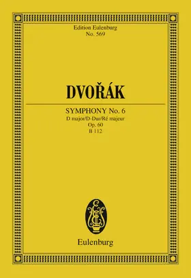 Dvorák / Dvorák |  Symphony No. 6 D major | eBook | Sack Fachmedien