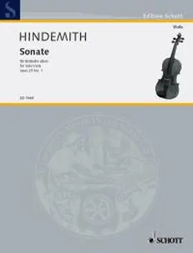  Sonate. für Bratsche allein. op. 25/1. Viola. | Buch |  Sack Fachmedien