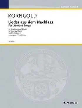  Lieder aus dem Nachlass | Sonstiges |  Sack Fachmedien
