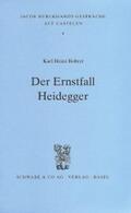 Bohrer |  Der Ernstfall Heidegger | Buch |  Sack Fachmedien