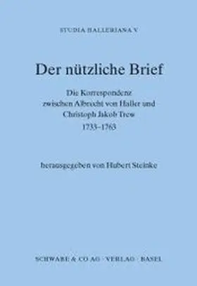 Steinke |  Studia Halleriana / Der nützliche Brief | Buch |  Sack Fachmedien