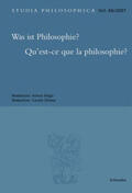  Was ist Philosophie? /Qu'est-ce que la philosophie? | Buch |  Sack Fachmedien