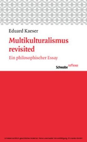 Kaeser | Multikulturalismus revisited | E-Book | sack.de