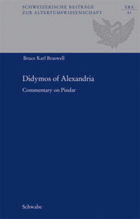 Braswell / Billerbeck | Didymos of Alexandria | Buch | 978-3-7965-2901-6 | sack.de