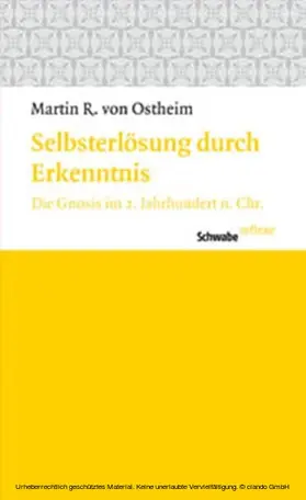 Ostheim |  Selbsterlösung durch Erkenntnis | eBook | Sack Fachmedien