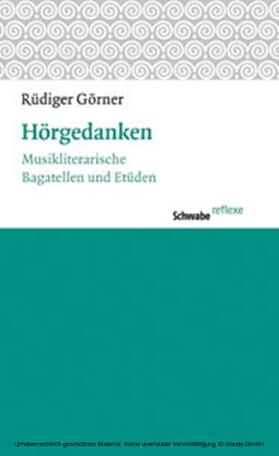 Görner | Hörgedanken | E-Book | sack.de