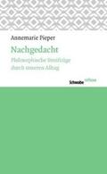 Pieper |  Nachgedacht | Buch |  Sack Fachmedien