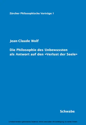 Wolf | Die Philosophie des Unbewussten als Antwort auf den 'Verlust der Seele' | E-Book | sack.de