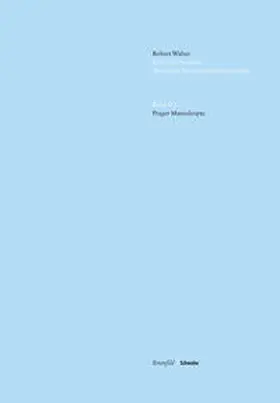 Walser / Thut / Walt |  Prager Manuskripte | Buch |  Sack Fachmedien