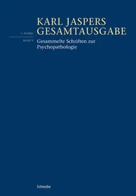 Jaspers / Marazia |  Karl Jaspers Gesamtausgabe I/3 | Buch |  Sack Fachmedien