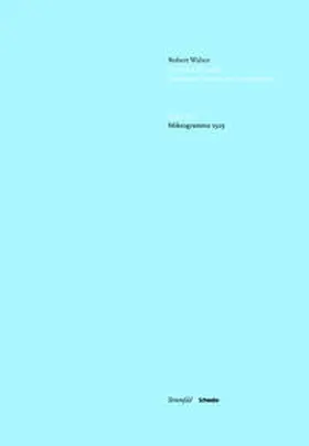 Thut / Grossenbacher / Walt |  Mikrogramme 1925 (I) | Buch |  Sack Fachmedien