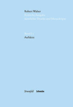 Walser / von Reibnitz / Socha | Walser, R: Robert Walser Kritische Ausgabe sämtlicher Drucke | Buch | 978-3-7965-4093-6 | sack.de