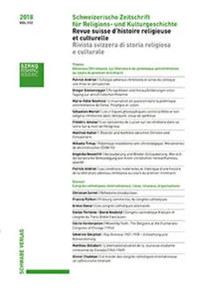 Vereinigung für Schweizerische Kirchengeschichte |  SZRKG 2018 Vol. 112 | Buch |  Sack Fachmedien