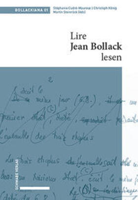 Cudré-Mauroux / König / Steinrück | Lire Jean Bollack - Jean Bollack lesen | Buch | 978-3-7965-4847-5 | sack.de