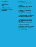 Pelger / Klever / Kaspar |  Spatial Commons - urban open spaces as a resource | Buch |  Sack Fachmedien