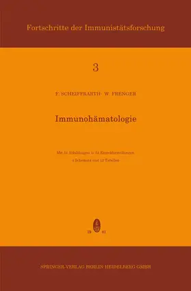 Frenger / Scheiffarth |  Immunohämatologie | Buch |  Sack Fachmedien