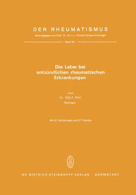 Rau |  Die Leber Bei Entzündlichen Rheumatischen Erkrankungen | Buch |  Sack Fachmedien