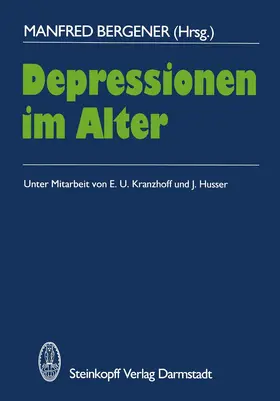 Bergener |  Depressionen im Alter | Buch |  Sack Fachmedien