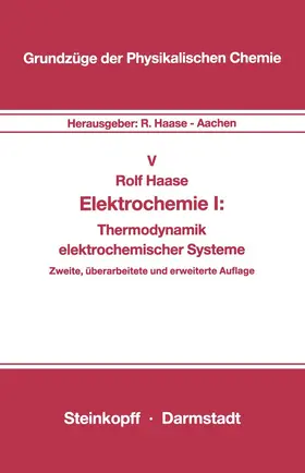Haase |  Elektrochemie I | Buch |  Sack Fachmedien