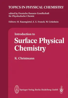 Christmann |  Introduction to Surface Physical Chemistry | Buch |  Sack Fachmedien
