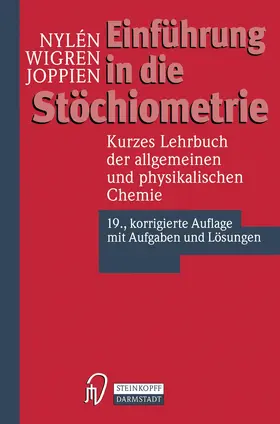 Nylen / Wigren / Joppien |  Einführung in die Stöchiometrie | Buch |  Sack Fachmedien