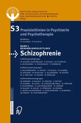 Behandlungsleitlinie Schizophrenie | Buch | 978-3-7985-1493-5 | www.sack.de