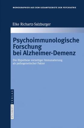 Richartz-Salzburger | Richartz-Salzburger, E: Psychoimmunologische Forschung bei A | Buch | sack.de