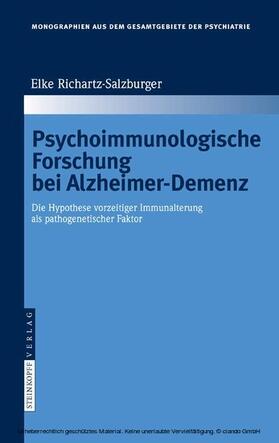 Richartz-Salzburger | Psychoimmunologische Forschung bei Alzheimer-Demenz | E-Book | sack.de