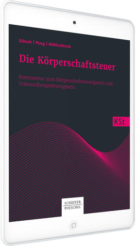 Die Körperschaftsteuer | Schäffer-Poeschel Verlag | Datenbank | sack.de