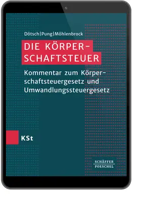 Dötsch / Pung / Jost |  Die Körperschaftsteuer | Datenbank |  Sack Fachmedien