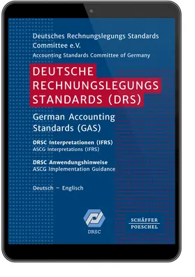 Deutsches Rechnungslegungs Standards Committee e.V. |  Deutsche Rechnungslegungs Standards | Datenbank |  Sack Fachmedien