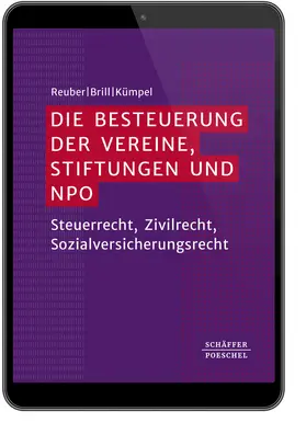 Reuber / Brill / Kümpel |  Die Besteuerung der Vereine, Stiftungen und NPO | Datenbank |  Sack Fachmedien