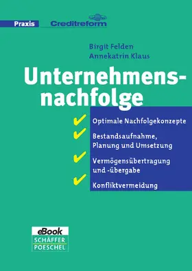 Felden / Klaus |  Unternehmensnachfolge | eBook | Sack Fachmedien