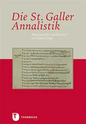 Zingg |  Die St. Galler Annalistik | Buch |  Sack Fachmedien