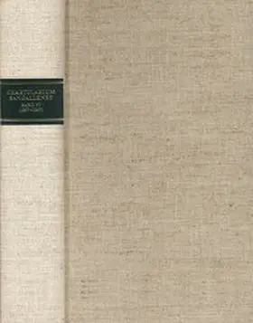  Chartularium Sangallense | Buch |  Sack Fachmedien