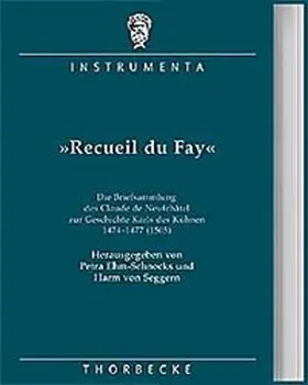 Ehm-Schnocks / Seggern |  Recueil du Fay | Buch |  Sack Fachmedien