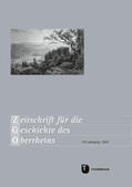 Zeitschrift für die Geschichte des Oberrheins. 170. Jahrgang 2022 | Buch |  Sack Fachmedien