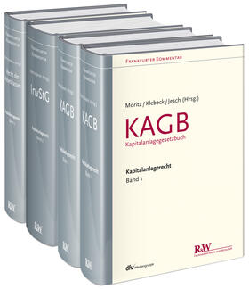 Moritz / Jesch / Klebeck | Frankfurter Kommentar zum Kapitalanlagerecht, 3 Bände | Buch | 978-3-8005-1583-7 | sack.de