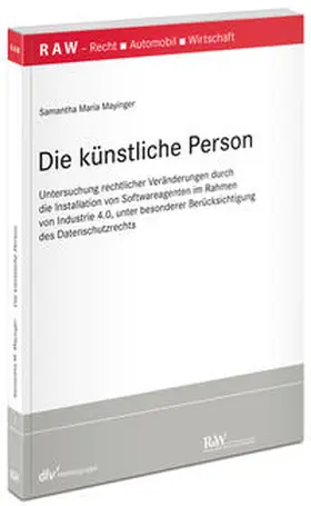 Mayinger |  Die künstliche Person | Buch |  Sack Fachmedien