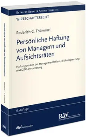 Thümmel |  Persönliche Haftung von Managern und Aufsichtsräten | Buch |  Sack Fachmedien