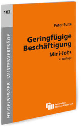 Pulte | Geringfügige Beschäftigung | Buch | 978-3-8005-4344-1 | sack.de