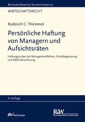 Thümmel |  Persönliche Haftung von Managern und Aufsichtsräten | eBook | Sack Fachmedien