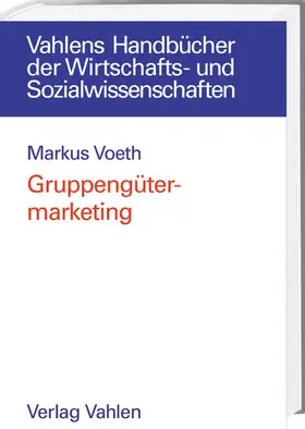 Voeth |  Gruppengütermarketing | Buch |  Sack Fachmedien