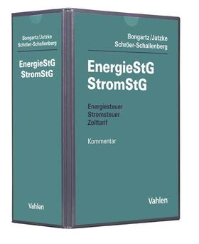 Bongartz |  Energiesteuer, Stromsteuer, Zolltarif: EnergieStG, StromStG - mit Fortsetzungsbezug | Buch |  Sack Fachmedien