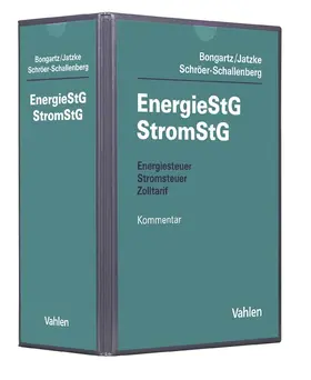 Bongartz | Energiesteuer, Stromsteuer, Zolltarif: EnergieStG, StromStG - mit Fortsetzungsbezug | Buch | 978-3-8006-3444-6 | sack.de