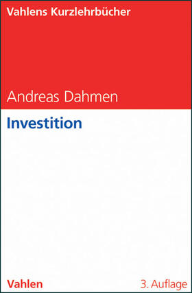 Dahmen | Investition | Buch | 978-3-8006-3650-1 | sack.de