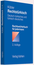 Köbler |  Rechtstürkisch | Buch |  Sack Fachmedien