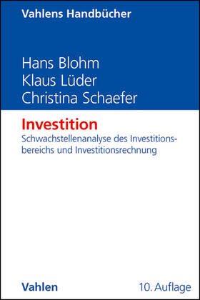 Blohm / Lüder / Schaefer |  Investition | Buch |  Sack Fachmedien